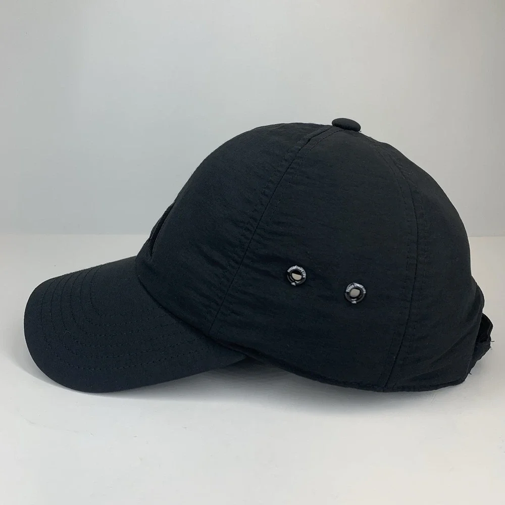 Adidas Women's Black Hat Aeroready Adjustable Strap Relaxed Running Baseball Cap